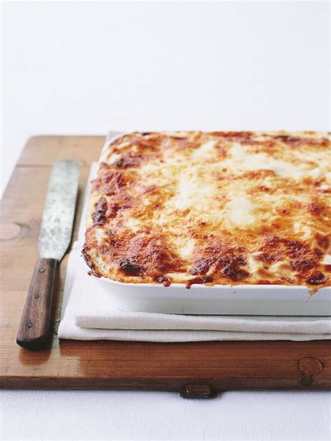 Lasagne: From Donna Hay. Make sure you use her bolognese  