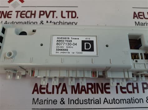 Invensys Asko Td25 Control Board 8077130-04 – Aeliya Marine Tech