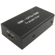 HDMI Extender by Two Cat-5e / 568B Transmitter(Black) : Amazon.in ...