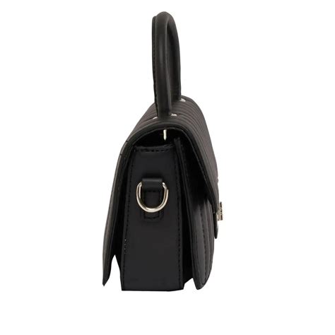 Buy Maddie Glad Black Satchel Bag | Lino Perros