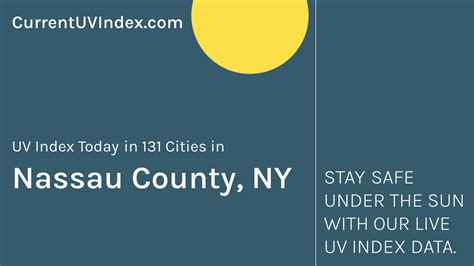 Nassau County, NY: Current UV Index and Hourly Forecast