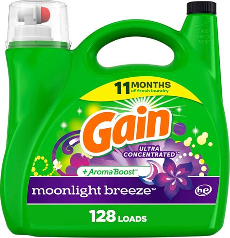 Amazon.com: Gain + Aroma Boost Liquid Laundry Detergent, Moonlight ...