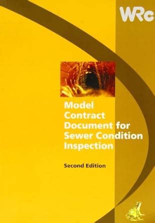 Model Contract Document for Sewer Condition Inspection : WRC Plc ...