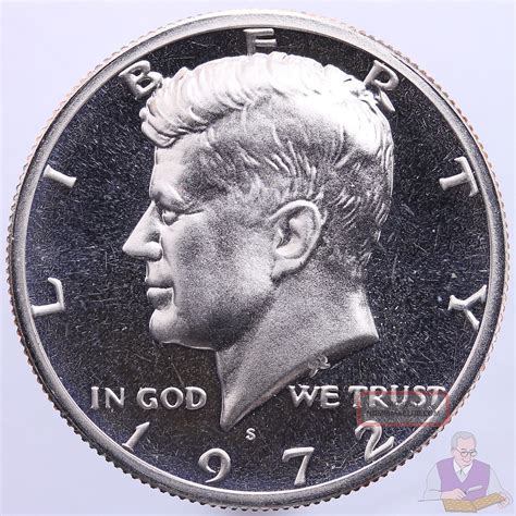 1972 S Kennedy Half Dollar Gem Cn - Clad Proof Coin