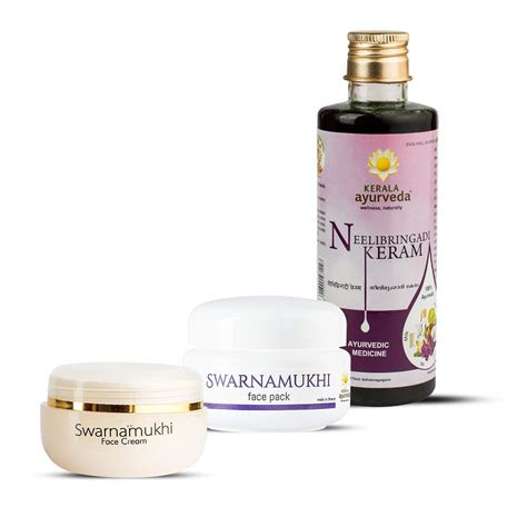 Buy Kerala Ayurveda Neelibringadi Keram (200 Ml) for Hair + Swarnamukhi ...