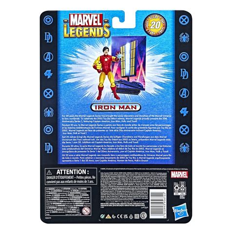 Buy Marvel Legends 20th Anniversary Series 1 Iron Man 6-Inch Action ...