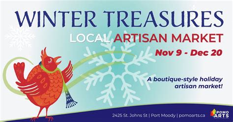 Winter Treasures Artisan Market, PoMoArts, Port Moody | AllEvents.in