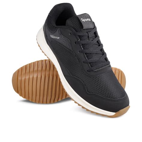 Buy Men's Lace Up Running Shoes WS9599 Black Online at Best Price in ...