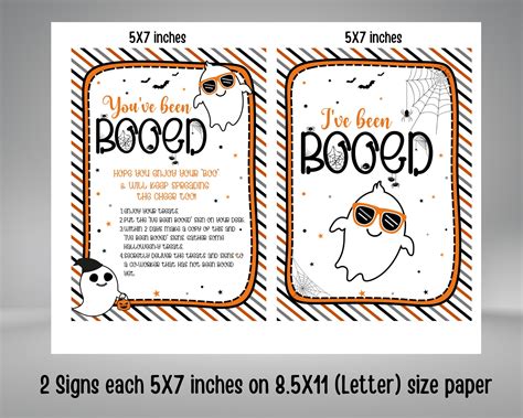 You Ve Been Booed Sign Printable - Educational Printable Worksheets