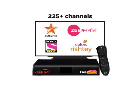 Dish TV Free to Air DTH Connection (Hindi), Zing Super FTA Set Top Box ...