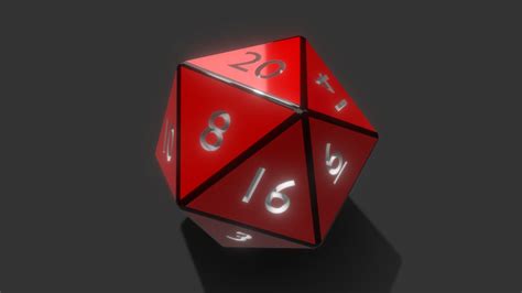 Twenty-sided dice (d20) - Buy Royalty Free 3D model by Mike Shepherd ...