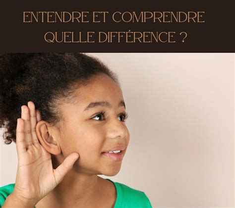 Image result for Entendre vs Ecouter