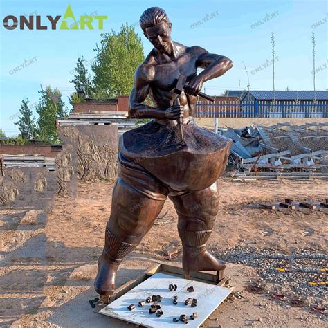 Self Made Man Statue Behind Meaning - Onlyart Sculpture