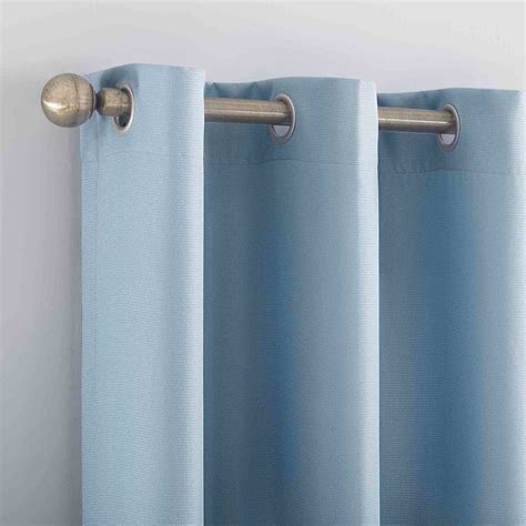 Blue Curtain Panel 84in Light Filtering Grommet | At Home