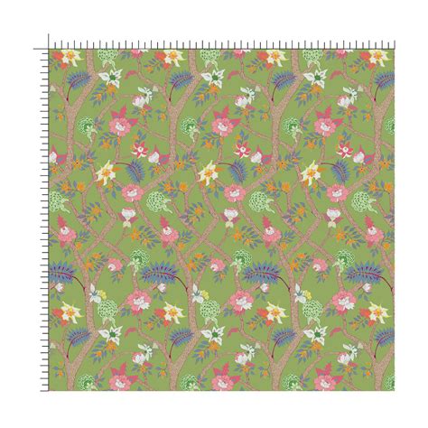Rosemary Peony Branch Fabric | Unique & Unusual Fabric – Scout Design ...