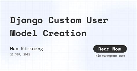 Custom User Model Django and Python 的图像结果