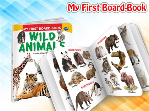 Buy My First Board Books Wild Animals | Big Size Board Book For Kids By ...