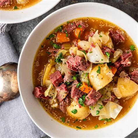 Irish Cabbage Stew Corned Beef Irish Stew