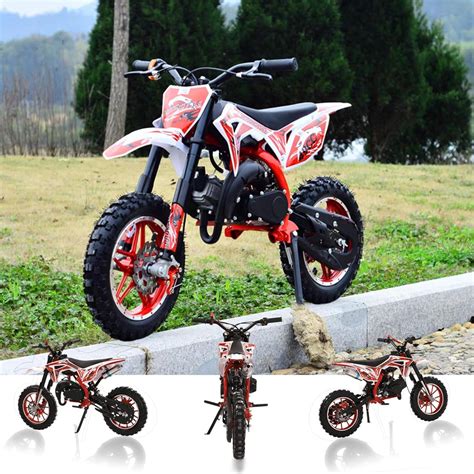 Amazon.com: 50CC Dirt Bike for Kids, Gas Dirt Bike, Mini Gas Bike ...