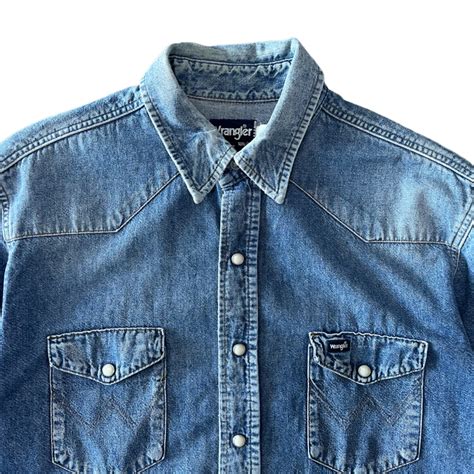 wrangler denim western shirt | THE SUN vintage