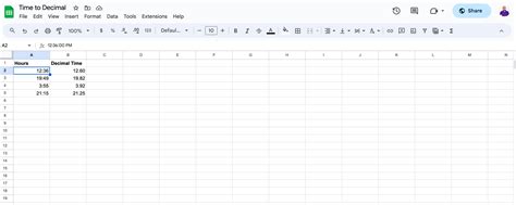 Convert Decimal Time 的图像结果