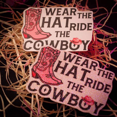 Sticker “The Cowboy Hat Rule” – Monsters Candles ® - Velas Literarias