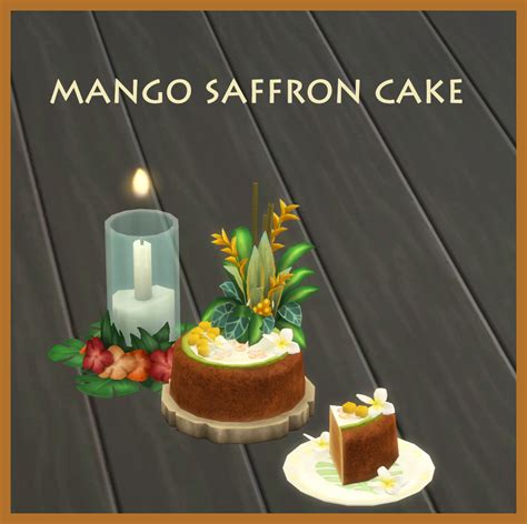 Mango Saffron Cake – icemunmun