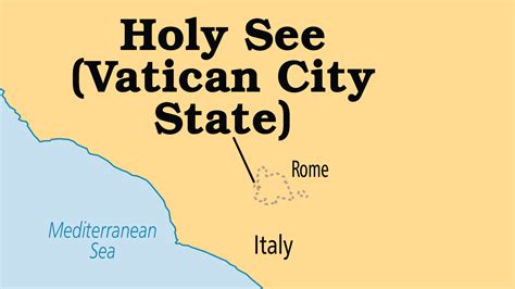 Holy See (Vatican City State) - Operation World