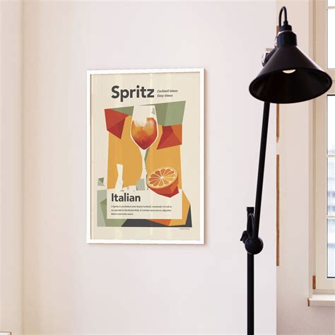 Buy Aperol spritz print Wall Art Online at Best Price – Dessine Art