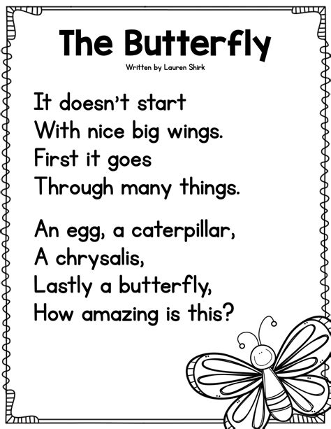 Poetry - 20 Fun Spring Poems - A Teachable Teacher