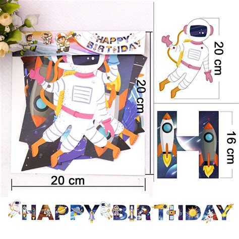 Outer Space Birthday Party Decorations Set, Kids Birthday Party ...