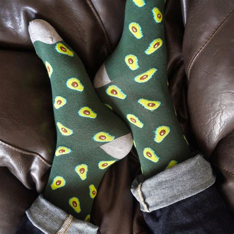 Avocado On Toes Men's Crew Socks – Mint & Oak