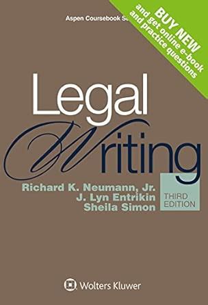 Buy Legal Writing (Aspen Coursebook) Book Online at Low Prices in India ...