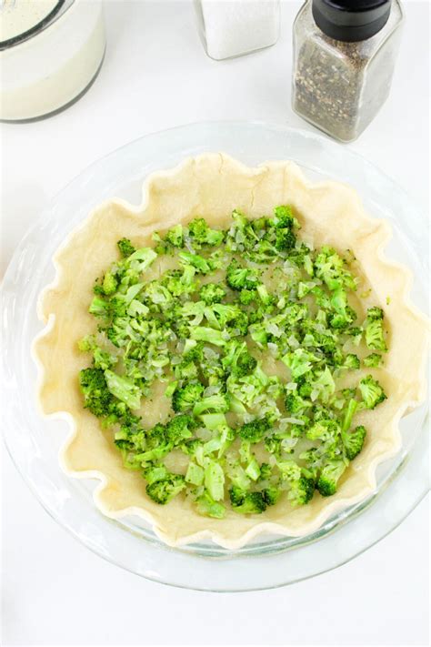 Cheesy Broccoli and Bacon Quiche Recipe - The Foodie Affair