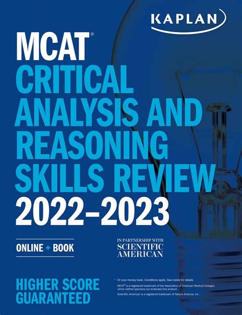 MCAT Critical Analysis and Reasoning Skills Review 2022-2023 | Book by ...