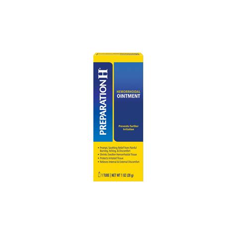 Preparation H Hemorrhoid Symptom Treatment Ointment, Itching, Burning ...