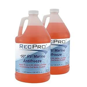 RecPro RV Antifreeze Winter-Pruf -50°F Protection Non-Toxic (2 Pack ...