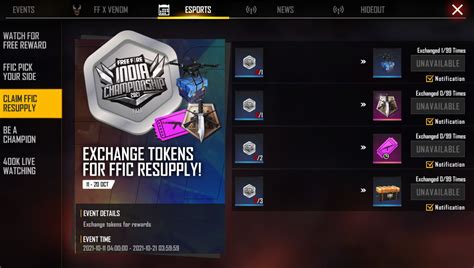 Free Fire Indian server rewards for today (20 October): How to claim ...