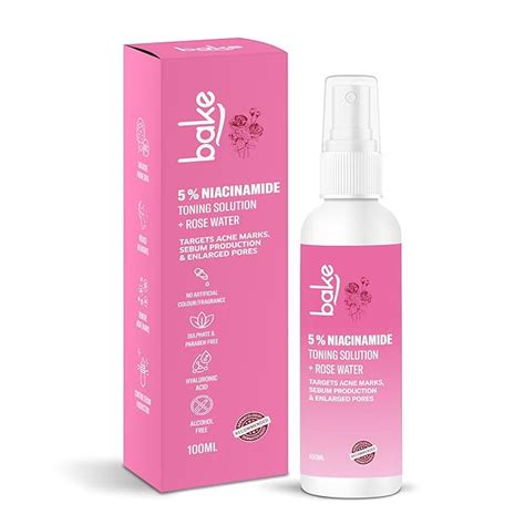 BAKE 5% Niacinamide Toner For Acne Prone & Oily Skin | Targets Acne ...