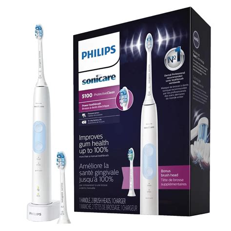 PHILIPS Sonicare ProtectiveClean Electric Toothbrush with Plaque ...
