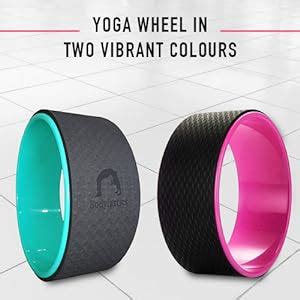 Bodylastics Yoga Wheel for Women and Men Fitness 13 Strong, Sweat ...