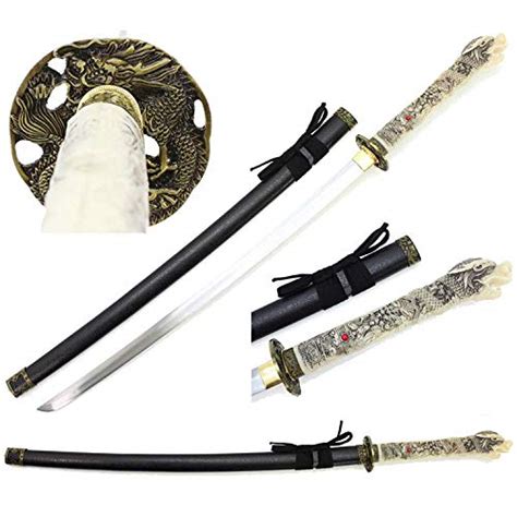 Makoto Handmade Sharp Katana Samurai Sword 40 Full Size Black ...