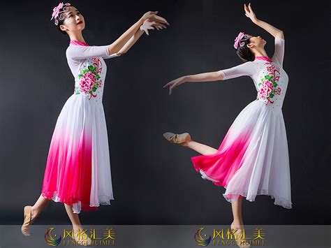 舞台演出服装女款中国风古典舞蹈表演服装定制