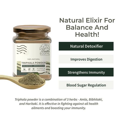 Ecotyl's Triphala Powder - Triphala Powder - 100 G – Khyaal (Taisho ...