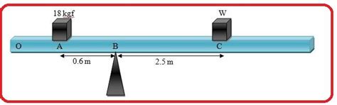 A 4 cm long rod of negligible weight is supported at a point 125 cm ...
