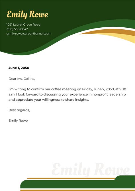 Personal Letterhead Templates Word - Infoupdate.org