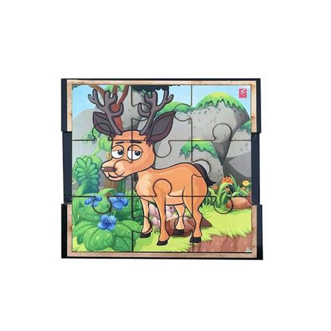 Buy Wooden Jigsaw Puzzle Deer Shape on Snooplay India