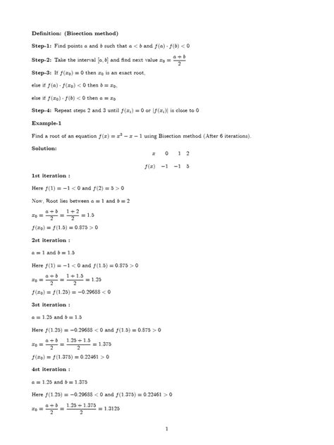 Image result for Bisection Method Using Excel