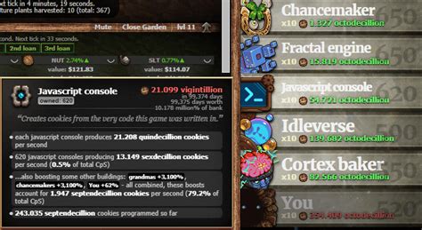 Cookie Clicker JavaScript 的图像结果