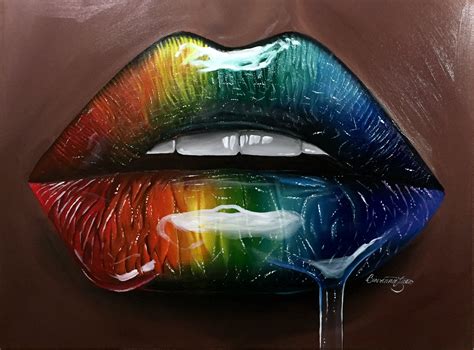 Lip Painting at PaintingValley.com | Explore collection of Lip Painting